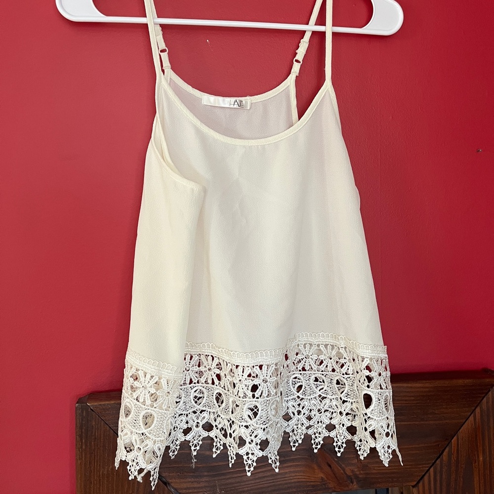 Cream blouse